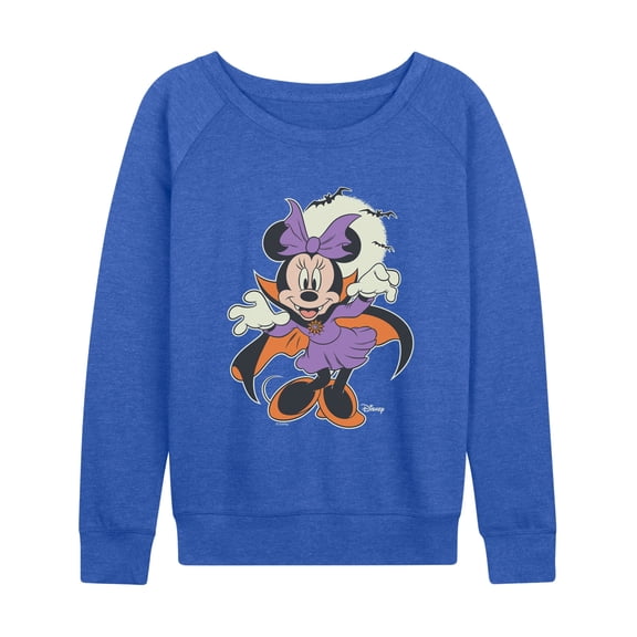 Disney - Vampire Minnie - Women's French Terry Long Sleeve Pullover