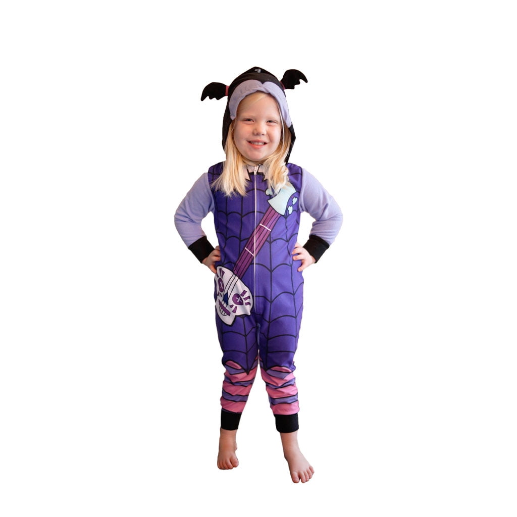 Disney Vampirina Costume One Piece Pajama Union Suit Walmart