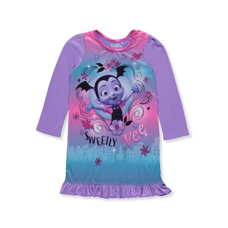 Disney Vampirina Girls Nightgown purple multi 6 Walmart