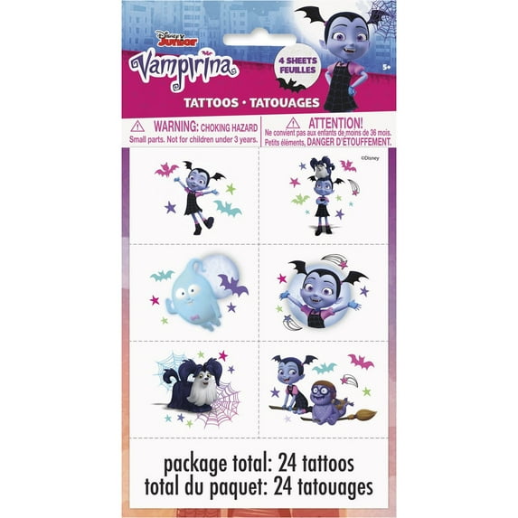 Disney Vampirina Tattoos (1 Package)