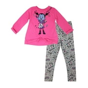 Disney Vampirina Toddler Girls T-Shirt and Leggings Outfit Set Toddler to Little Kid