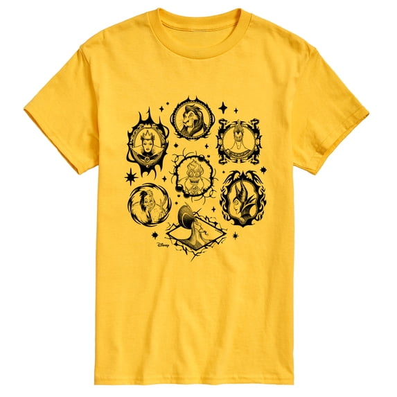 Disney - Villain Frames - Men's Short Sleeve Graphic T-Shirt