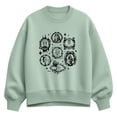 thumbnail image 1 of Disney - Villain Frames - Women's Oversized Fleece Crew Sweatshirt, 1 of 3