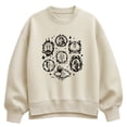 thumbnail image 1 of Disney - Villain Frames - Women's Oversized Fleece Crew Sweatshirt, 1 of 3