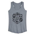 thumbnail image 1 of Disney - Villain Frames - Women's Racerback Graphic Tank, 1 of 4
