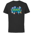 thumbnail image 1 of Disney Villain Squad Family Trip Vacation Reunion Brother - Short Sleeve Cotton T-Shirt for Adults - Customized-Black, 1 of 5