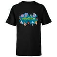 thumbnail image 1 of Disney Villain Squad Family Trip Vacation Reunion Brother - Short Sleeve T-Shirt for Kids - Customized-Black, 1 of 5