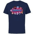 thumbnail image 1 of Disney Villain Squad Family Trip Vacation Reunion Grandma - Short Sleeve Cotton T-Shirt for Adults - Customized-Navy, 1 of 5