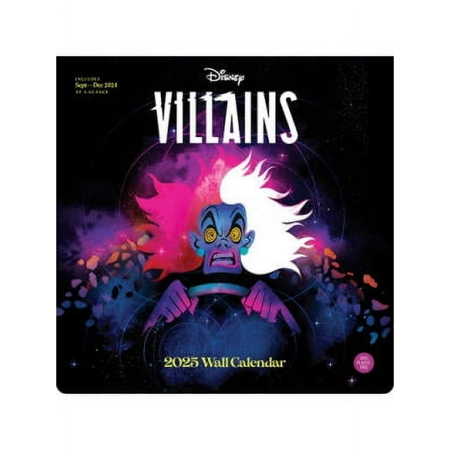 Disney Villains 2025 Wall Calendar