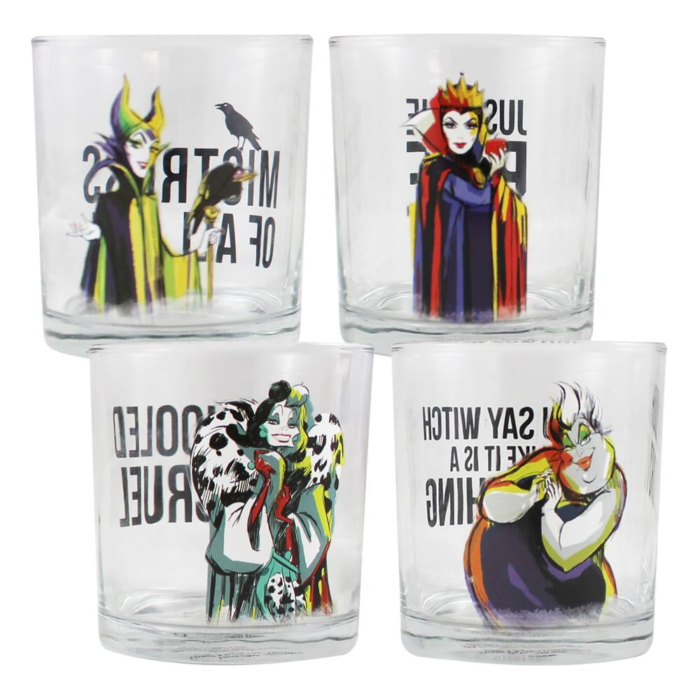 Set of 10 Drunk Disney Wine Glasses