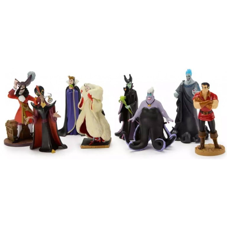 Disney, Villains 8-Piece PVC Figure Play Set, no code, collector's