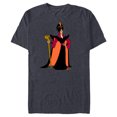thumbnail image 1 of Disney Villains Aladdin Jafar - Short Sleeve Blended T-Shirt for Adults - Customized-Navy Heather, 1 of 5