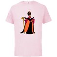 thumbnail image 1 of Disney Villains Aladdin Jafar - Short Sleeve Cotton T-Shirt for Adults - Customized-Soft Pink, 1 of 5