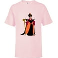 thumbnail image 1 of Disney Villains Aladdin Jafar - Short Sleeve T-Shirt for Kids - Customized-Soft Pink, 1 of 5