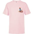 thumbnail image 1 of Disney Villains Alphabet Monogram Aladdin Letter I for Iago - Short Sleeve T-Shirt for Kids - Customized-Soft Pink, 1 of 5