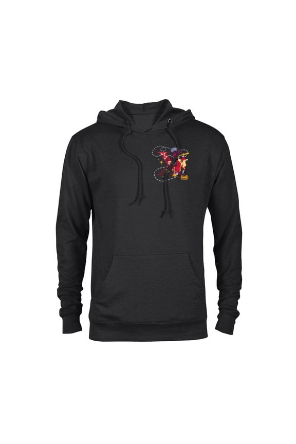 Villains Alphabet Monogram Captain Hook Letter X - Pullover Hoodie for Adults - Customized-Black
