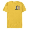 thumbnail image 1 of Disney Villains Alphabet Monogram Letter H for Hades - Short Sleeve Blended T-Shirt for Adults - Customized-Yellow, 1 of 5
