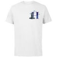 thumbnail image 1 of Disney Villains Alphabet Monogram Letter H for Hades - Short Sleeve Cotton T-Shirt for Adults - Customized-White, 1 of 5