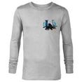 thumbnail image 1 of Disney Villains Alphabet Monogram Letter U for Ursula - Long Sleeve T-Shirt for Men - Customized-Athletic Heather, 1 of 5