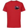 thumbnail image 1 of Disney Villains Alphabet Monogram Letter U for Ursula - Short Sleeve Cotton T-Shirt for Adults - Customized-Red, 1 of 5