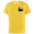 thumbnail image 1 of Disney Villains Alphabet Monogram Letter U for Ursula - Short Sleeve Cotton T-Shirt for Adults - Customized-Yellow, 1 of 5