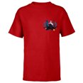 thumbnail image 1 of Disney Villains Alphabet Monogram Letter U for Ursula - Short Sleeve T-Shirt for Kids - Customized-Red, 1 of 5