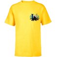 thumbnail image 1 of Disney Villains Alphabet Monogram Letter U for Ursula - Short Sleeve T-Shirt for Kids - Customized-Yellow, 1 of 5