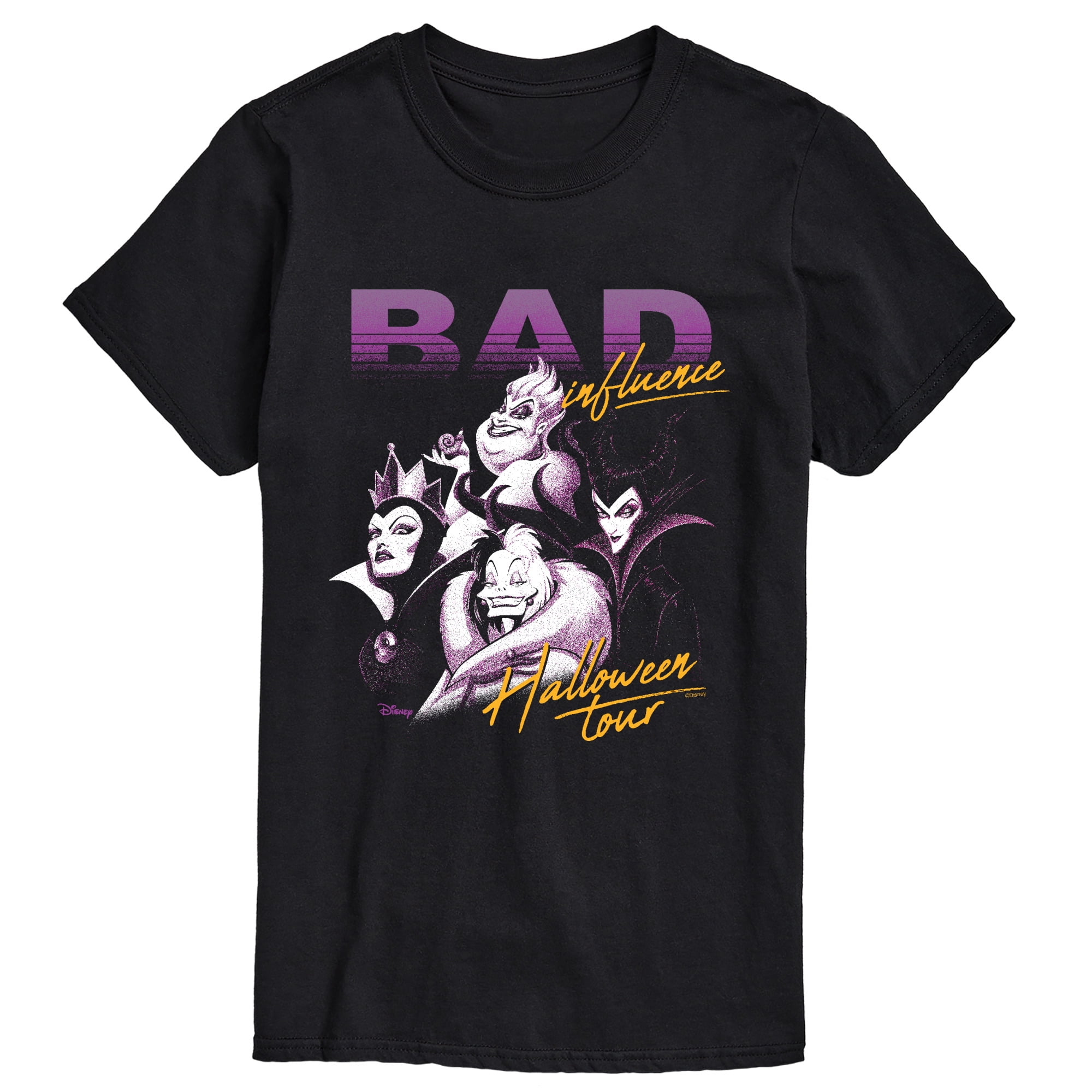Disney Villains - Bad Influence - Men's Short Sleeve Graphic T-Shirt ...