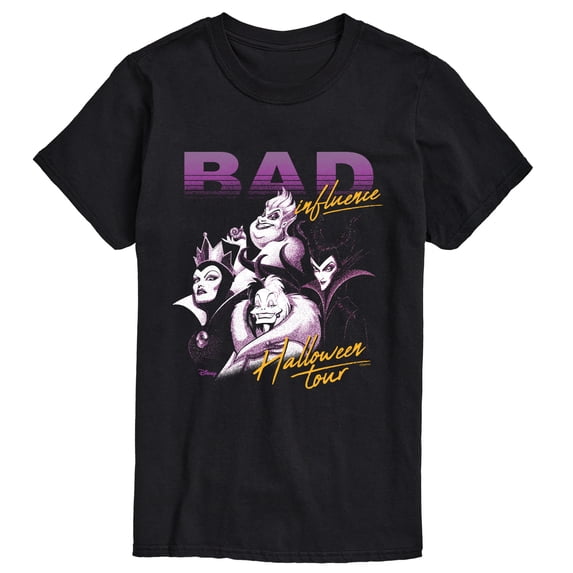 Disney Villains - Bad Influence Short Sleeve Graphic T-Shirt