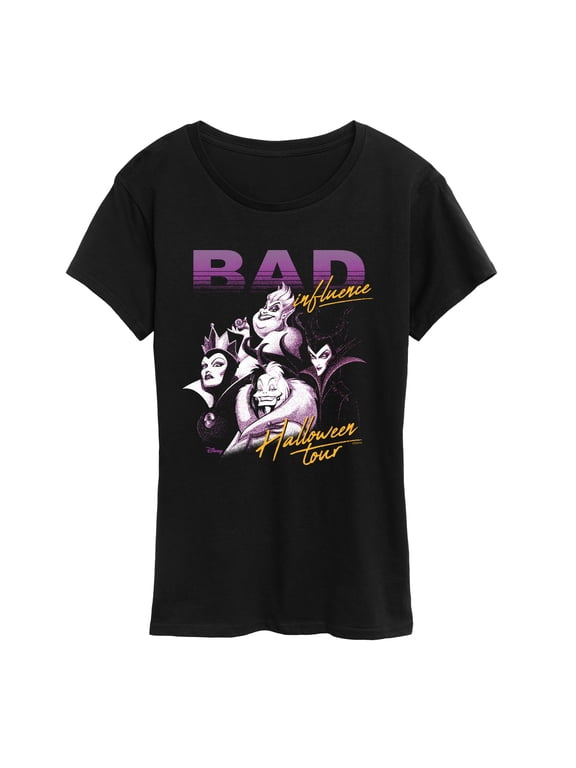 Villains - Bad Influence Women's Short Sleeve Graphic T-Shirt