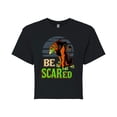 thumbnail image 1 of Disney Villains - Be Scared - Juniors Cropped Cotton Blend T-Shirt, 1 of 5