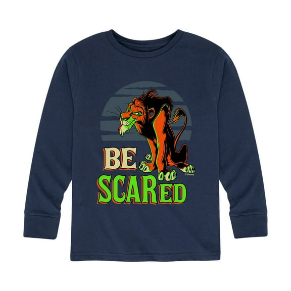 Disney Villains - Be Scared - Toddler And Youth Long Sleeve Graphic T-Shirt