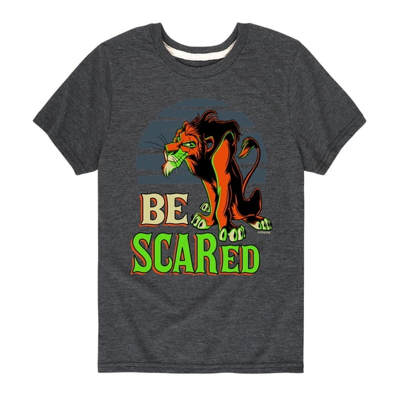 Disney Villains - Be Scared - Toddler And Youth Short Sleeve Graphic T-Shirt