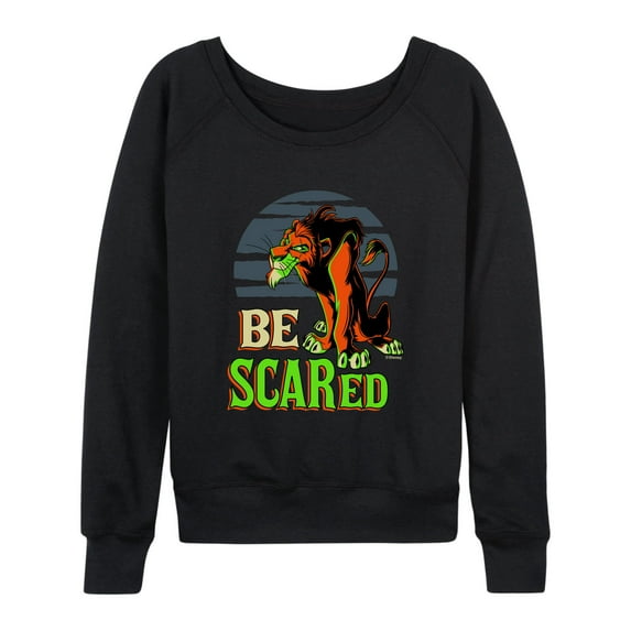 Disney Villains - Be Scared - Women's Lightweight French Terry Long Sleeve Shirt