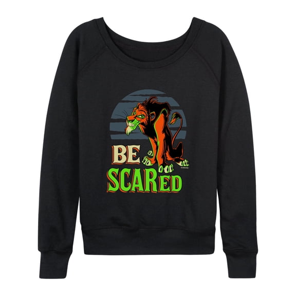 Disney Villains - Be Scared - Women's Lightweight French Terry Long Sleeve Shirt