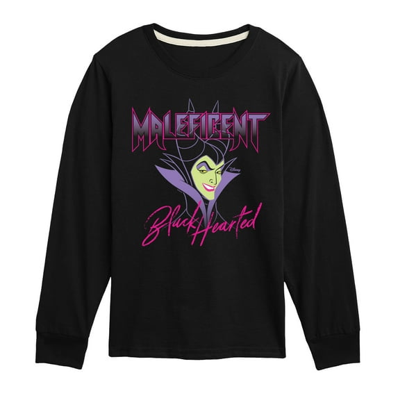 Disney Villains - Black Hearted - Toddler & Youth Long Sleeve Graphic T-Shirt