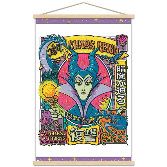 Disney Villains - Chaos Wall Poster with Magnetic Frame, 22.375" x 34"