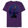 thumbnail image 1 of Disney Villains Chernabog - Short Sleeve Blended T-Shirt for Adults - Customized-Purple, 1 of 5