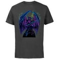 thumbnail image 1 of Disney Villains Chernabog - Short Sleeve Cotton T-Shirt for Adults - Customized-Charcoal, 1 of 5
