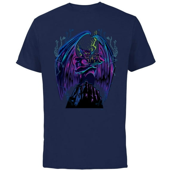 Disney Villains Chernabog - Short Sleeve Cotton T-Shirt for Adults - Customized-Navy