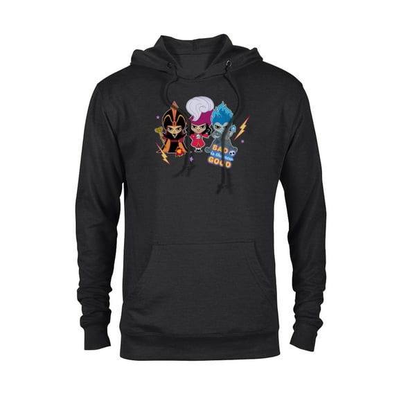 Disney Villains Chibi Bad is the New Good - Pullover Hoodie for Adults - Customized-Black