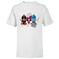 thumbnail image 1 of Disney Villains Chibi Bad is the New Good - Short Sleeve T-Shirt for Kids - Customized-White, 1 of 5