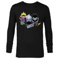 thumbnail image 1 of Disney Villains Chibi Don’t Call Us Cute - Long Sleeve T-Shirt for Men - Customized-Black, 1 of 5