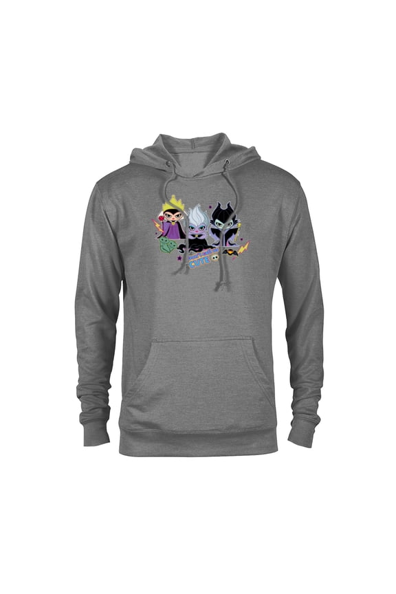 Villains Chibi Don’t Call Us Cute - Pullover Hoodie for Adults - Customized-Athletic Heather