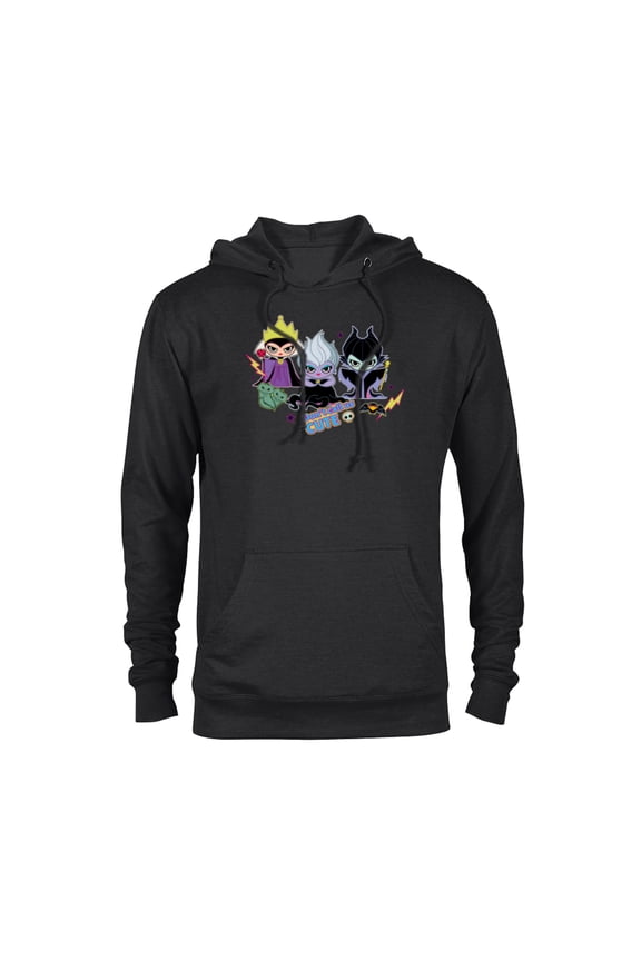 Villains Chibi Don’t Call Us Cute - Pullover Hoodie for Adults - Customized-Black