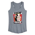 thumbnail image 1 of Disney Villains - Cruella Chillin Like A Villain - Women's Racerback Tank Top, 1 of 5