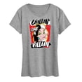 thumbnail image 1 of Disney Villains - Cruella Chillin Like A Villain - Women's Short Sleeve Graphic T-Shirt, 1 of 5