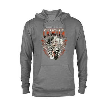Disney Villains Cruella De Vil 1961 Speed Demon Tour Band - Pullover Hoodie for Adults - Customized-Athletic Heather