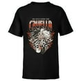 thumbnail image 1 of Disney Villains Cruella De Vil 1961 Speed Demon Tour Band - Short Sleeve T-Shirt for Kids - Customized-Black, 1 of 5