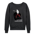 thumbnail image 1 of Disney Villains - Cruella De Vil Love Unfasionable  - Women's Lightweight French Terry Long Sleeve Shirt, 1 of 5
